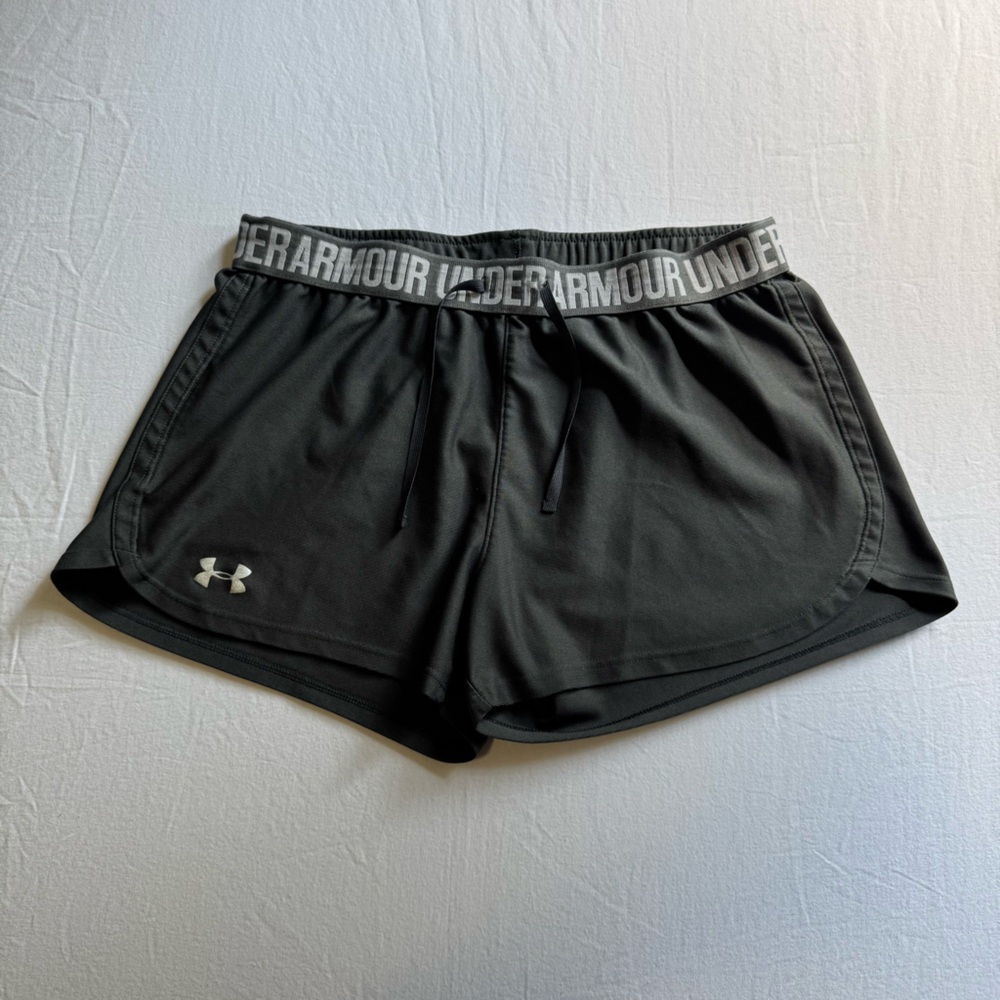 Under Armour Charcoal Gray Performance Shorts